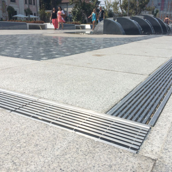 不锈钢格栅排水沟盖板效果图-02