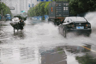 路面积水城市内涝